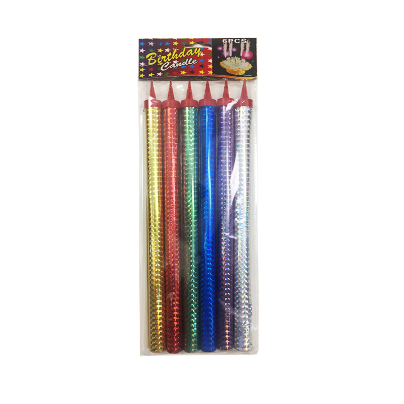 Fuochi d'artificio con candela d'argento per feste da 20 cm