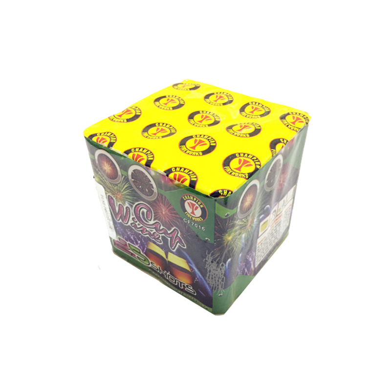 Tazza di vino 25 colpi Torta Fuochi d'artificio