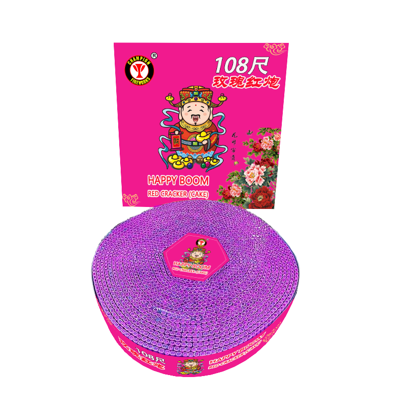 Торт Happy Boom Red Cracker (108 футов)